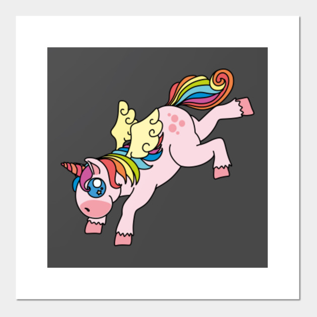 unicorn Horse colorful arts - Unicorn - Posters and Art Prints | TeePublic